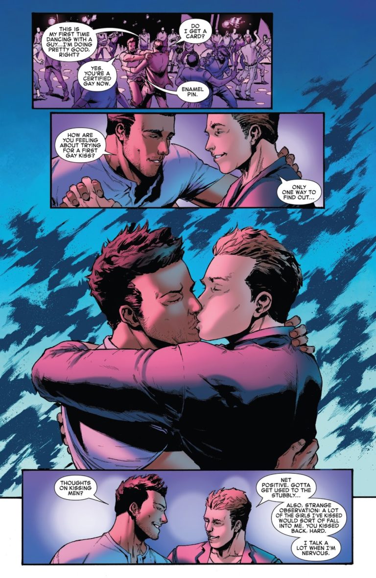 Iceman X Men Porn - COMICS: Iceman Gets His First Gay Kiss â€“ Queer Sci Fi