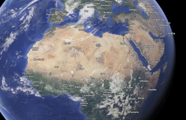 Countries Encompassing the Sahara